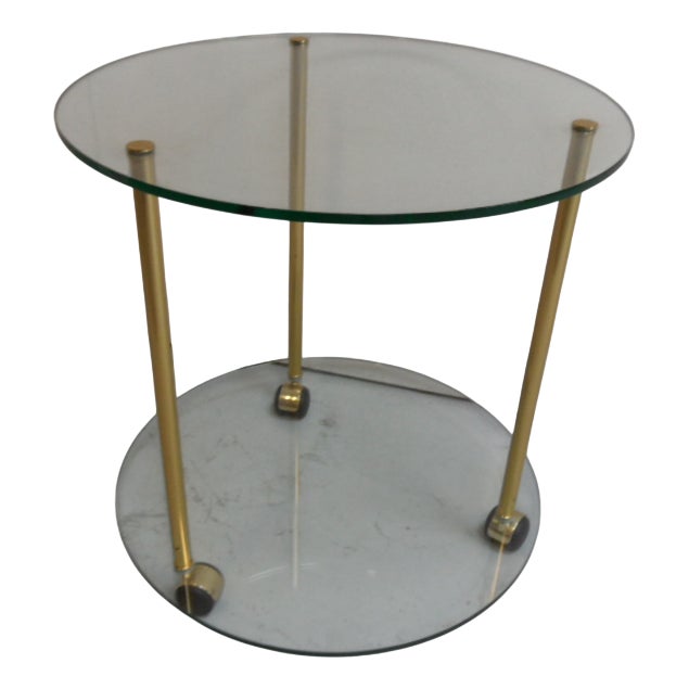 Vintage Trolley with Glass, 1970s For Sale