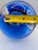 Glass William Worcester Glassworks Signed 1987 Studio Art Glass Vase Cobalt Blue For Sale - Image 7 of 13