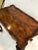 Theodore Alexander Flame Mahogany Rectangular Scalloped End or Tea Table With Claw Feet For Sale - Image 11 of 12