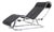 Vintage Italian Chrome and Leather Chaise Lounge attributed to Guido Faleschini, 1970s For Sale
