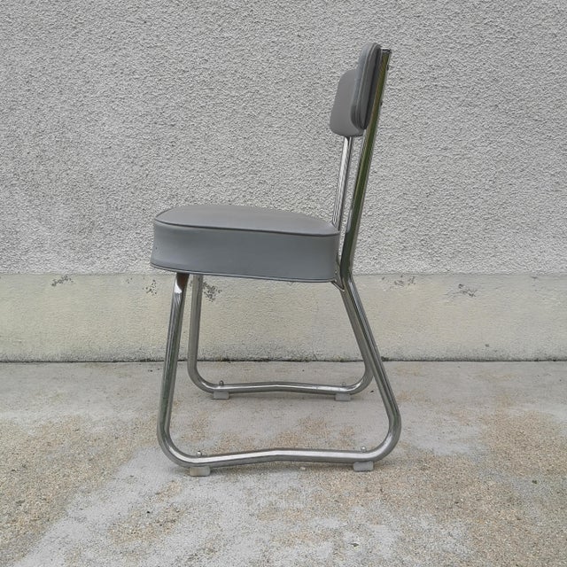 Industrial Industrial Grey Office Chair For Sale - Image 3 of 8