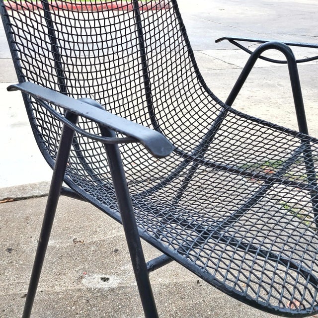 1950s Rare 'Sculptura' Arm Chairs by Russel Woodard (Pair) For Sale - Image 5 of 5