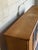 Wood In Style of Henning Kjærnulf Large Oak Sideboard Сredenza With 2 Leaded Glass Mid-Century Modern Denmark 1960s For Sale - Image 7 of 10