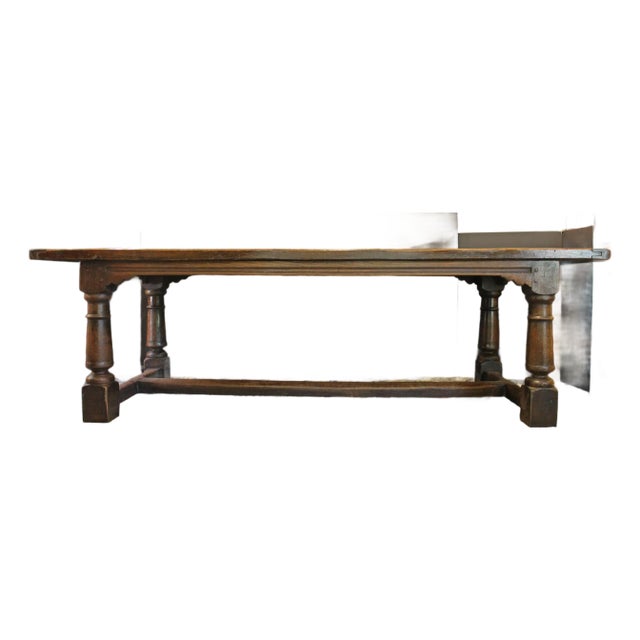 Late 19th Century-Early 20th Century Elizabethan Revival Refectory Table For Sale