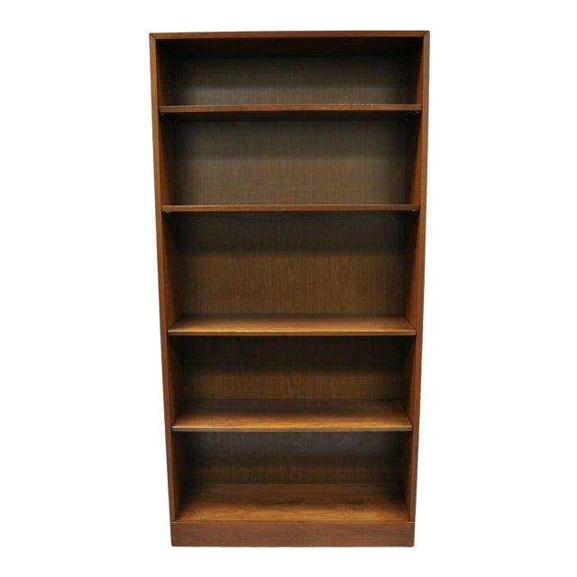 Hale New Yorker Collection Hardwood Walnut Finish 6 Shelf Open Bookcase