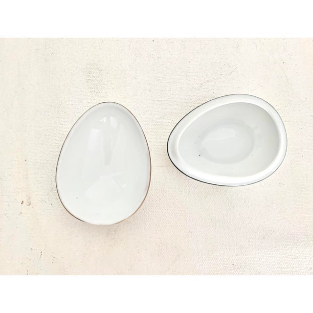 Ceramic Herend Gilt 175th Anniversary Small Egg Box - Rare, a Collector’s Piece! For Sale - Image 7 of 9