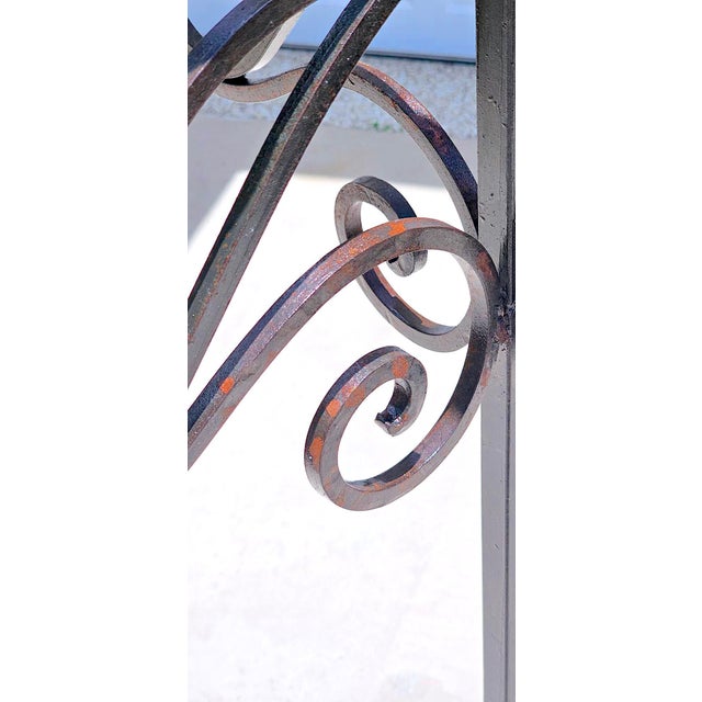 Monumental 13-Light Mexican Hand-Forged Wrought Iron Floor Candelabra – Spanish Colonial Hacienda Style, 65” Tall For Sale - Image 17 of 18