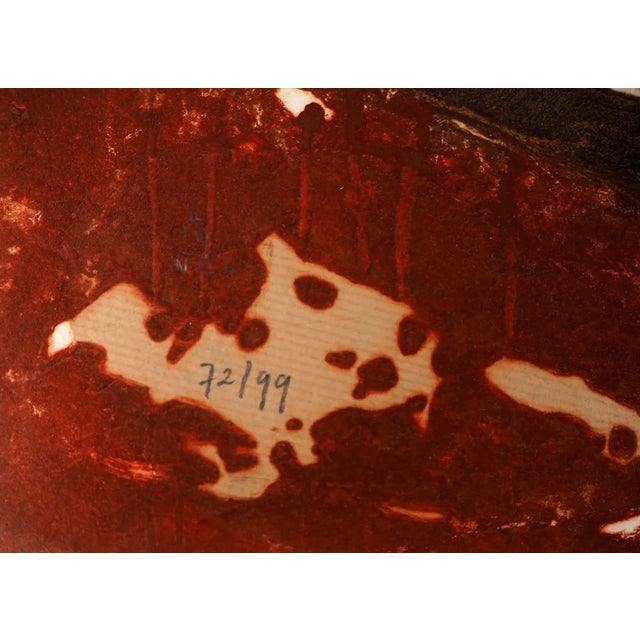 LIONEL (Lionel PEROTTE, said) Telluric Original carborundum engraving, hand-enhanced by the artist Numbered /99 On...