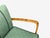 Swedish Modern, Lounge Chairs, Hardwood, Fabric, Sweden, 1940s For Sale - Image 10 of 11