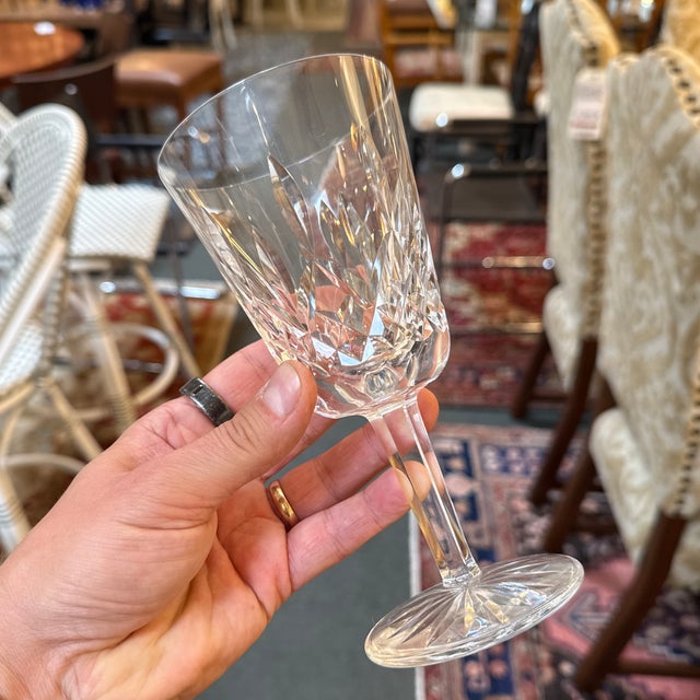 Early 21st Century Waterford Lismore Crystal Goblets, Set of Eight For Sale - Image 5 of 11