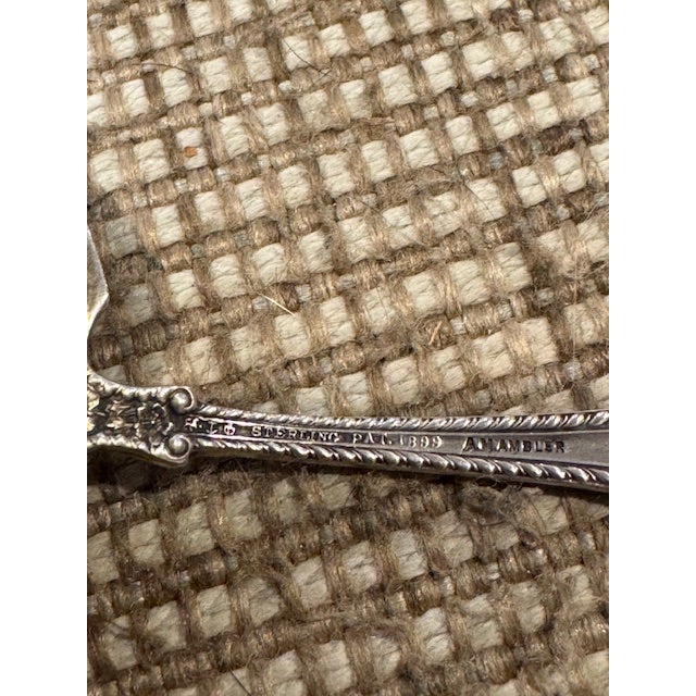 Late 18th Century Antique Gorham "Cambridge" Sterling Silver Confection Sifting Spoon For Sale - Image 5 of 5
