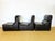 Scandinavian Modular Leather Sofa and Armchair, 1960s, Set of 4 For Sale - Image 6 of 18