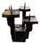 Brutalist Wrought Iron Candlestick from the E. Weiland Workshops, Switzerland, 1970 For Sale