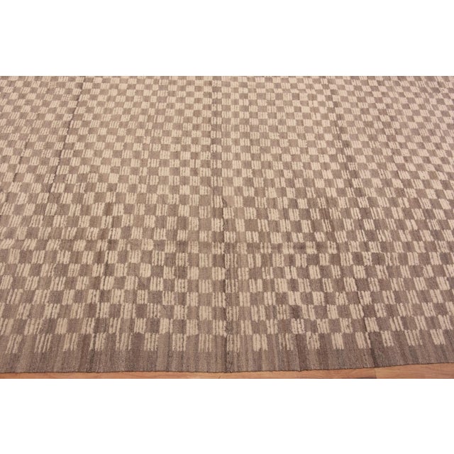 Textile Nazmiyal Collection Large Tribal Modern Area Rug For Sale - Image 7 of 7
