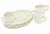 Early 20th Century Antique White Grape Tray With Cup - Set of 4 For Sale - Image 5 of 5