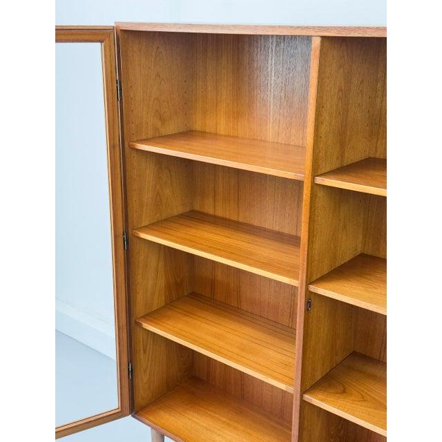 1960s Teak Cabinet with Glass Doors from Omann Jun, 1960s For Sale - Image 5 of 18