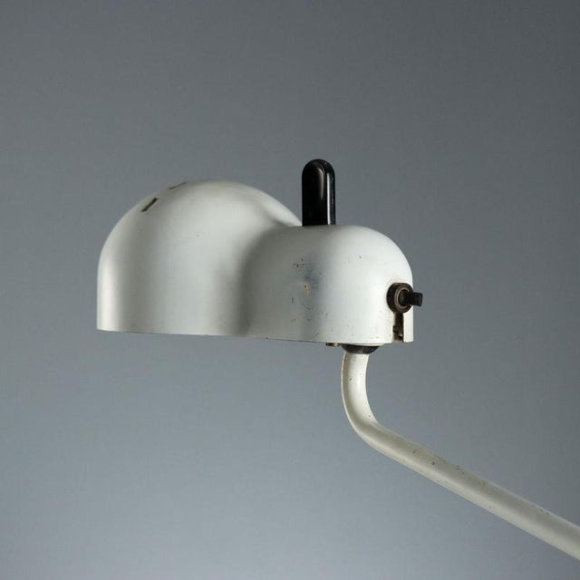 White Topo Lamp by Joe Colombo for Stilnovo For Sale - Image 8 of 11