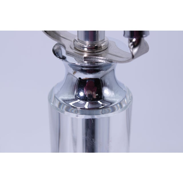 1990s Pair of John Richard Crystal Glass Modern Sphere Lamps For Sale In Philadelphia - Image 6 of 12