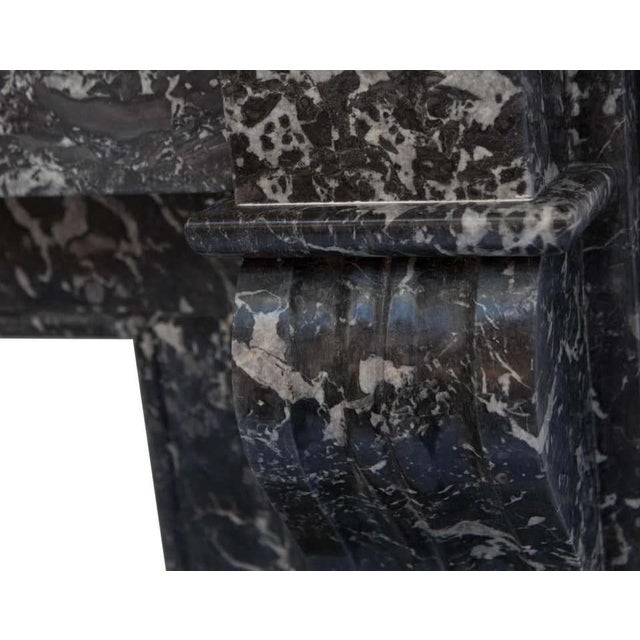 19th Century Louis Philippe Style St. Anne's Marble Fireplace Mantel For Sale - Image 6 of 8