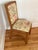 Vintage Pencil Reed Side Chair With Floral Upholstery For Sale - Image 11 of 12