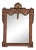 Faux Grain & Giltwood Neoclassical Style Mirror For Sale