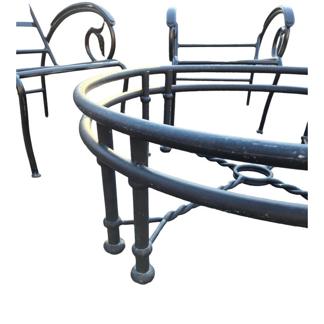 Metal Mid 20th Century Outdoor Furniture For Sale - Image 7 of 16