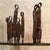 Mid-Century Brutalist Metal and Wood Sculpture by Virginia Stemple For Sale - Image 4 of 13