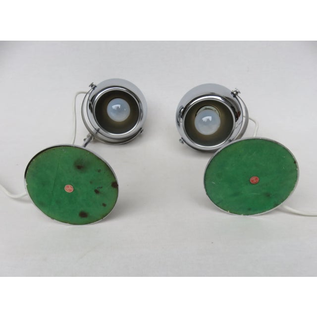 Small Chromed Table Lamps, 1970s, Set of 2 For Sale - Image 14 of 17