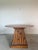 Brown Kreiss "Duchess" Marble + Sculptural Wood Pedestal Card Table Game Table Dining For Sale - Image 8 of 18