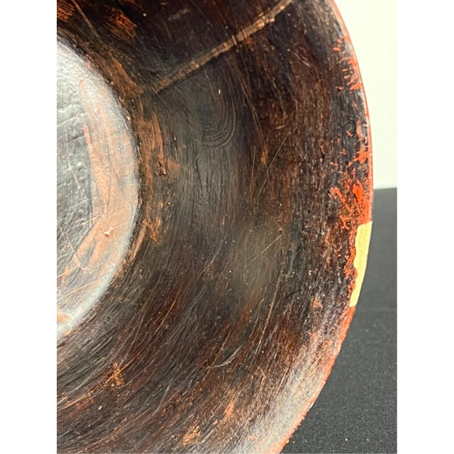 Antique Burmese Lacquered Offering Vessel (Hsun-Ok) For Sale - Image 11 of 11