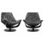 Black Flight High Lounge Chairs by Takashi Okamura for Nelo, 1970s, Set of 2 For Sale - Image 8 of 8