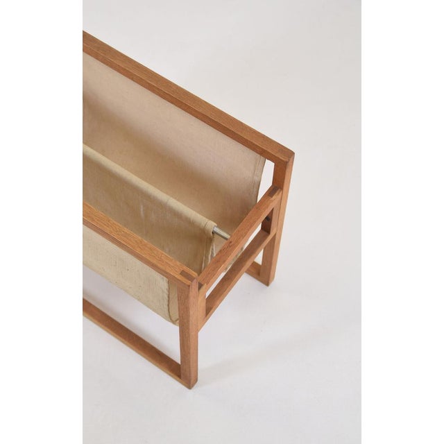 Danish Magazine Holder attributed to Henning Wind-Hansen for Sika Mobler, 1960s For Sale - Image 6 of 7