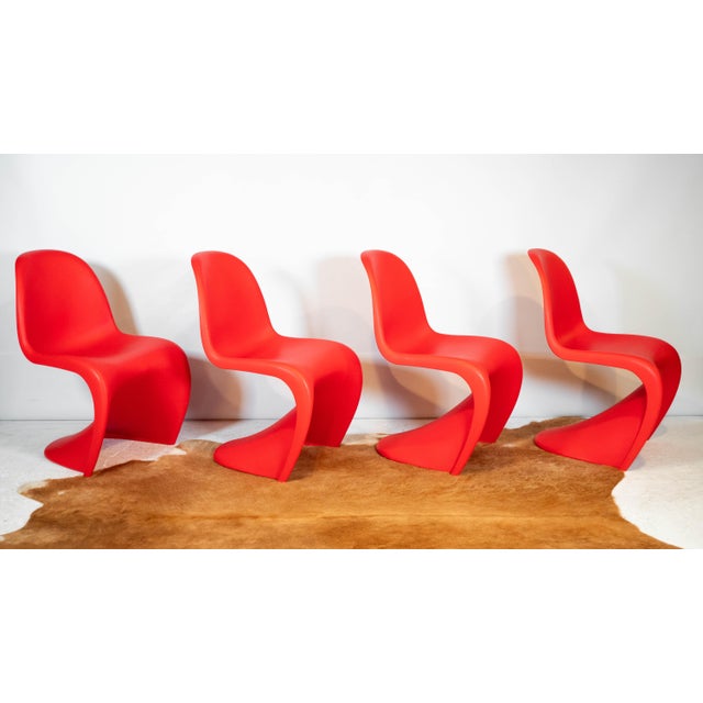 Verner Panton for Vitra Panton S Chairs - Set of 4 For Sale - Image 15 of 15