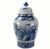 Chinese Blue and White Porcelain Ginger Jar With Flowers & Flying Birds For Sale - Image 13 of 13