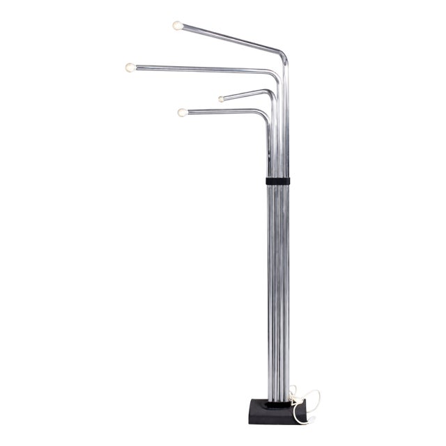 4-Light Floor Lamp from Reggiani, 1970s For Sale
