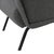 Metal Mid-Century Modern Reclining Lounge Chair in Gray Fabric, Italy, 1950 For Sale - Image 7 of 9