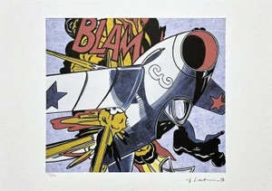 After Roy Lichtenstein, "Blam", 1990s, Silk-Screen