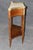 Brown Louis XVI French Marble Top Brass Mounted Two Tier Console Table For Sale - Image 8 of 14
