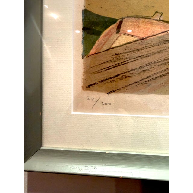 Mid-Century Modern Adrien Holy Original 1957 Mid-Century Lithograph For Sale - Image 3 of 8