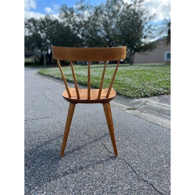 Wood Classic Spindle-Back Maple Dining Chairs by Paul McCobb for Planner Group - Set of Four For Sale - Image 7 of 12