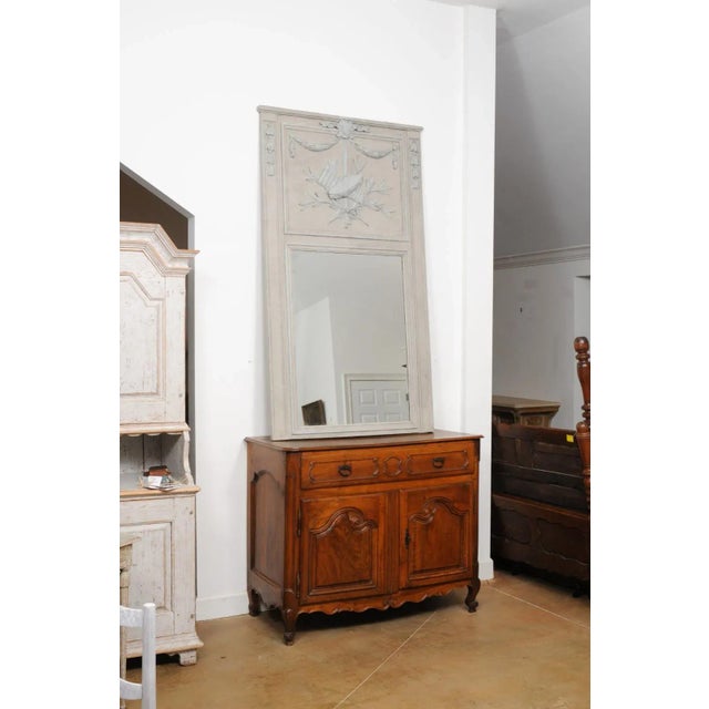 1750s French Louis XV Walnut Provençal Buffet For Sale - Image 4 of 12