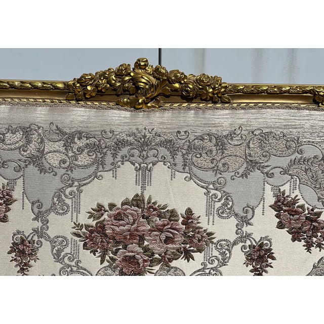 1970s Three-Seater French Rococo Style Settee Sofa For Sale - Image 5 of 9