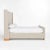 Transitional Lana Tufted Queen Bed Frame For Sale - Image 3 of 10