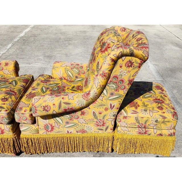 Taylor King Wingback Lounge Chairs & Ottomans Pair For Sale - Image 13 of 18