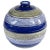 Blue Striped Ceramic Vase in Rimini Blue from Bitossi, Italy, 1970s For Sale - Image 8 of 8