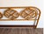 Late 20th Century Vintage Bamboo & Rattan Chippendale Fretwork Four Medallion King Headboard For Sale - Image 5 of 5