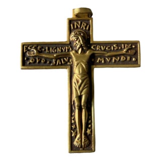 Crucifix by Line Vautrin For Sale
