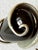 Metal Vintage 1970s Brutalist Modernist Smoky Quartz Statement Ring, Silver-Tone For Sale - Image 7 of 10