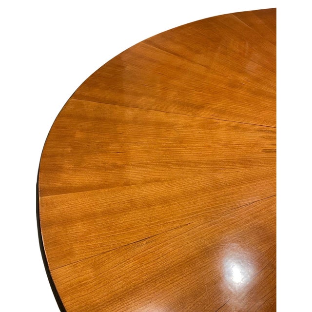 Austrian Biedermeier Revival Sunburst Center Table. Early 20th Century. For Sale - Image 4 of 10