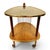 Mid-Century Modern Scandinavian Kidney-Shaped Wooden Bar Cart Serving Trolley, 1960s For Sale - Image 11 of 17